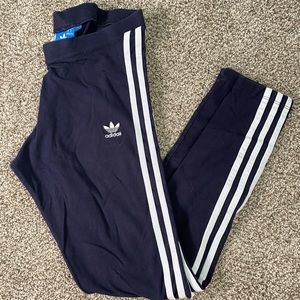 Navy Blue Adidas Leggings
